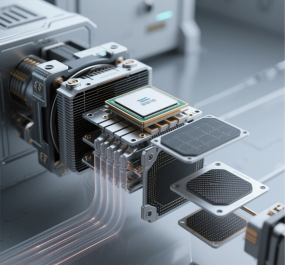 智駕高算力芯片散熱系統(tǒng)爆炸圖